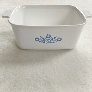 Vintage CorningWare Blue Cornflower P-4-B 1.5 Qt Casserole Baking Dish No Lid